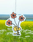 Three Potato Four 3P4 X Peanuts - Woodstock Flower Air Freshener - product shown in front of field