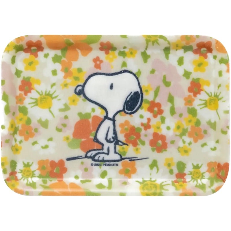 Three Potato Four 3P4 X Peanuts Small Trinket Tray - Vintage Snoopy Wildflowers (1 pc)