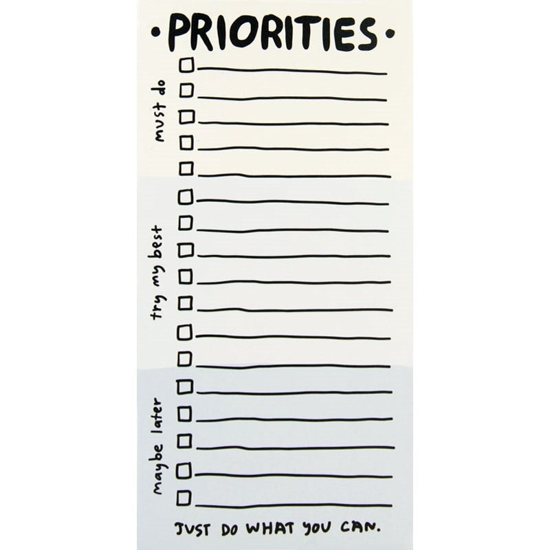 People I&#39;ve Loved Priorities Notepad (1 pc)