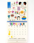 People I've Loved 2025 Only Good Things 12-Month Wall Calendar - product shown opened