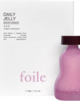 Foile Daily Jelly Moisturizer - product shown next to packaging