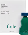 Foile Skin Sponge Serum - product shown next to packaging