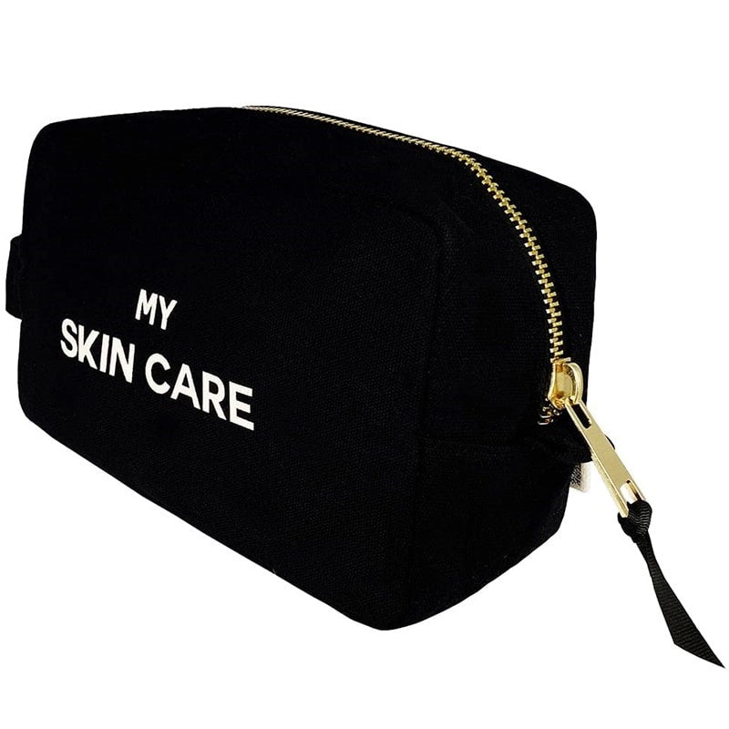 Bag-All My Skin Care Organizing Pouch - Black - angled view of product shown