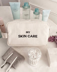 Bag-All My Skin Care Organizing Pouch - Cream - product shown by bathroom supplies and beauty products