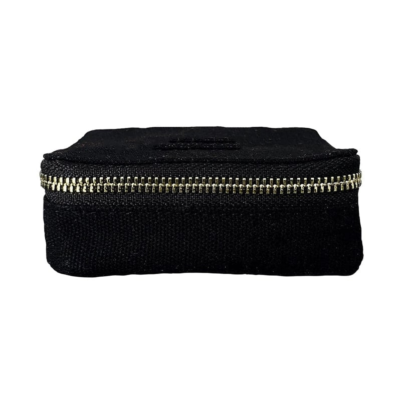 Bag-All Pill Organizing Case with Weekly Insert - Black - side view of product shown