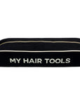 Bag-All Roomy Hair Wrap Tools Travel Case - Black - angled view of product