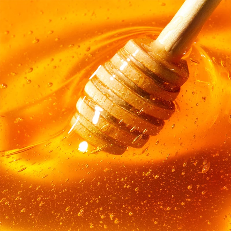 Nuxe Reve de Miel Deliciously Nourishing Body Scrub - close up of honey