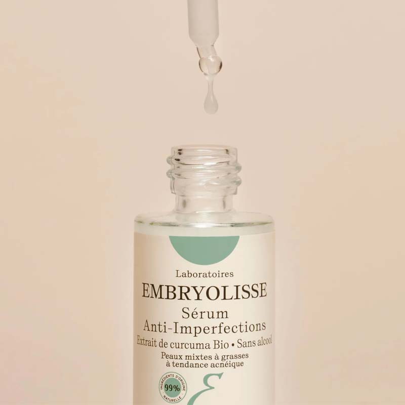 Embryolisse Anti-Blemish Serum - product shown with dropper and serum