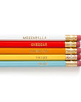 Smarty Pants Paper Cheesy Pencil Set - horizontal view of products