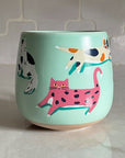 Idlewild Co Cats Ceramic Mug - backside of product shown