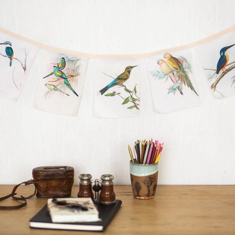 Lazybones Organic Cotton Australian Birds Garland (1 pc)