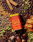 Diaspora Co Pumpkin Spice - product shown on top of ingredients