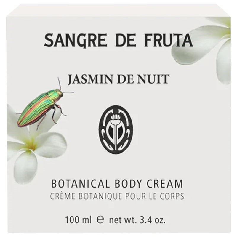 Sangre de Fruta Jasmin De Nuit Botanical Body Cream - product packaging shown