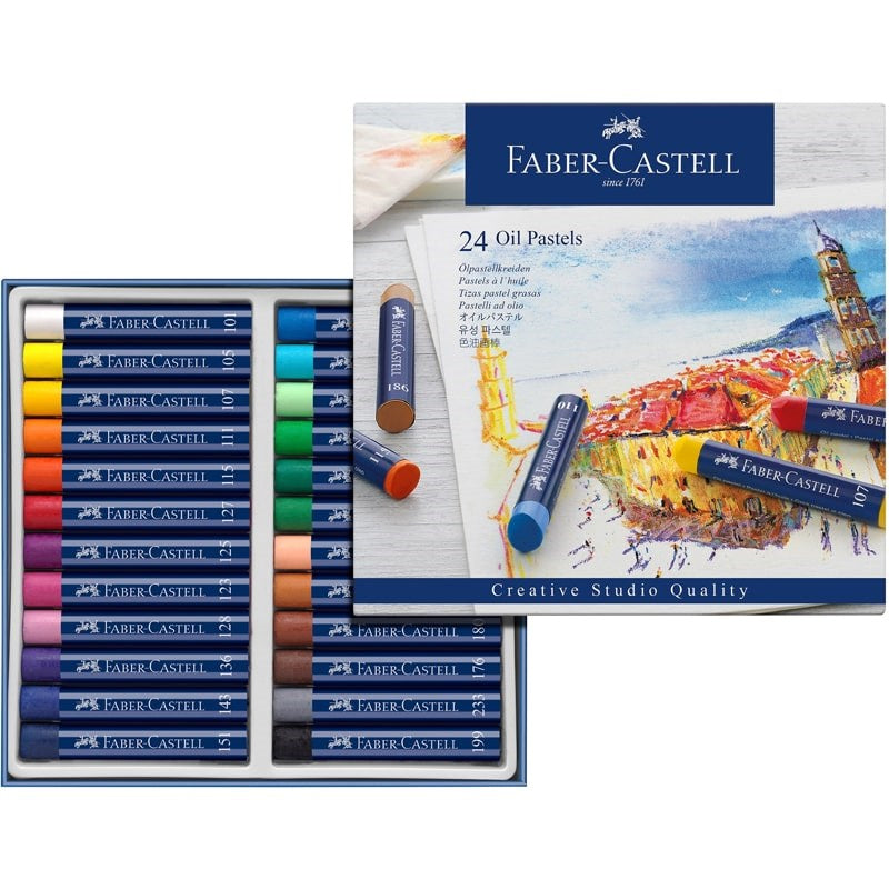 Faber-Castell Artist&#39;s Oil Pastels Set (24 pcs)