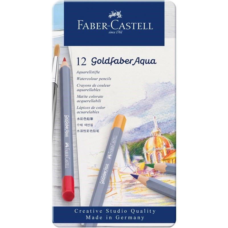 Faber-Castell Goldfaber Aqua Watercolor Pencils (12 pcs)