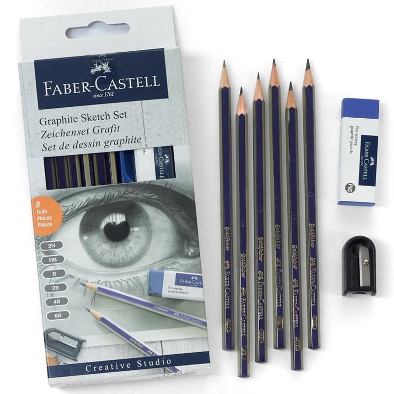 Faber-Castell Graphite Sketch Set (8 pcs)