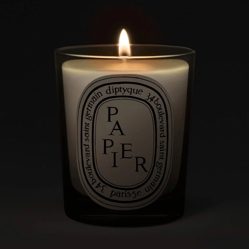 Diptyque Limited Edition Papier Candle - product shown lit