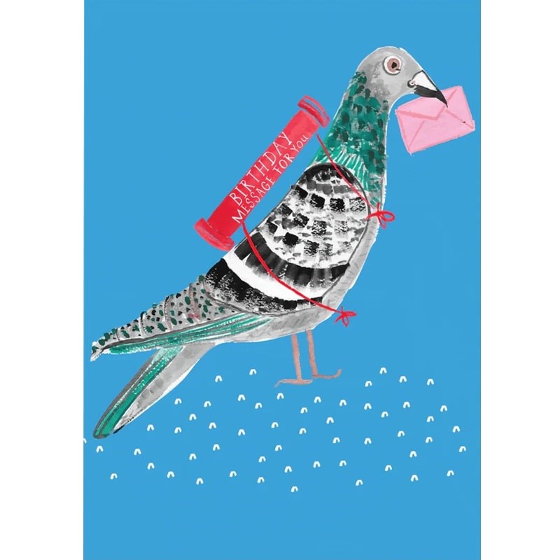 Mr. Boddington&#39;s Studio Pigeon with A Balloon Birthday Greeting Card (1 pc)