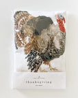 Emily Lex Studio Thanksgiving Tea Towel - product shown in packaging