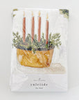 Emily Lex Studio Yuletide Tea Towel - product shown inside packaging