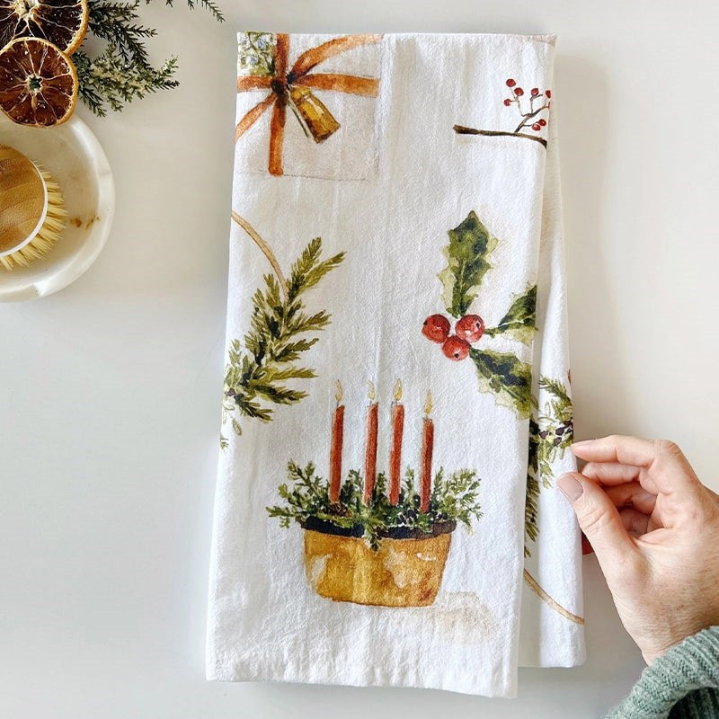 Emily Lex Studio Yuletide Tea Towel (1 pc)