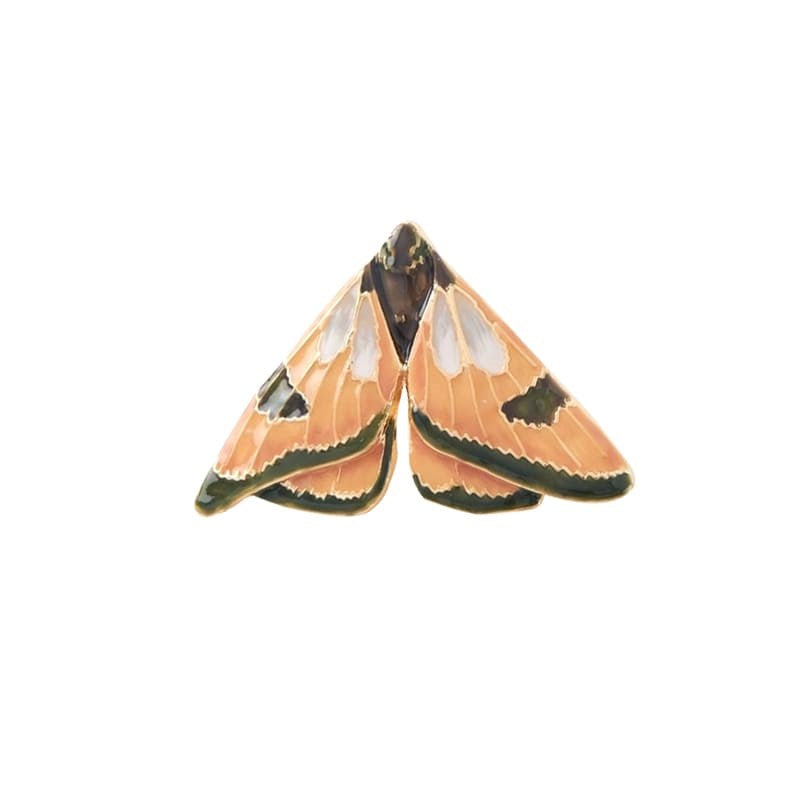 Fable England Enamel Moth Brooch (1 pc)