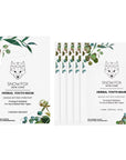 Snow Fox Skincare Herbal Youth Mask- product shown next to individual packages