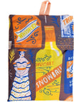 Yellow Owl Workshop Cocktails Art Sack X The Printed Peanut - backside of folded product