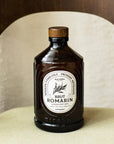 Lifestyle shot of Bacanha Organic Raw Rosemary Syrup (400 ml)