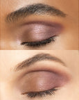 Chantecaille Gilded Garden Eye Duet - Cassis - model shown wearing product