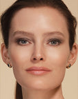 Chantecaille Gilded Garden Eye Duet - Cassis - model shown wearing product