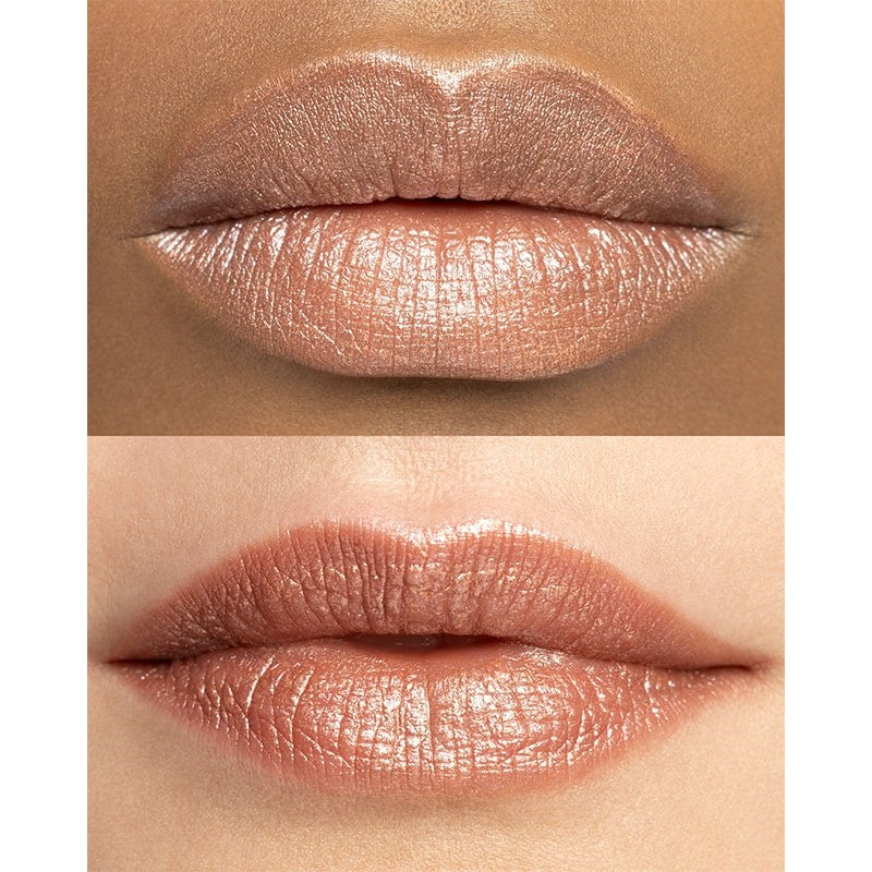 Chantecaille Gilded Garden Lip Cristal - Pink Topaz - models shown wearing product