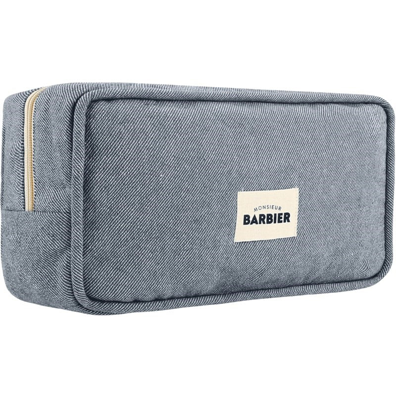 Monsieur Barbier Blue Denim Toiletry Bag (1 pc)