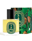 Diptyque Limited Edition Sapin Room Spray - product shown next to packaging