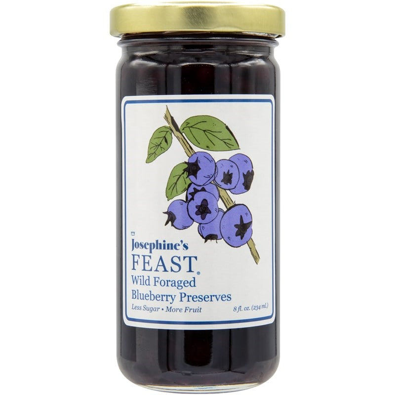 Josephine&#39;s Feast Wild Foraged Blueberry Preserves (8 oz)