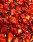 Josephine's Feast Strawberry & Pink Champagne Preserves - close up of strawberries