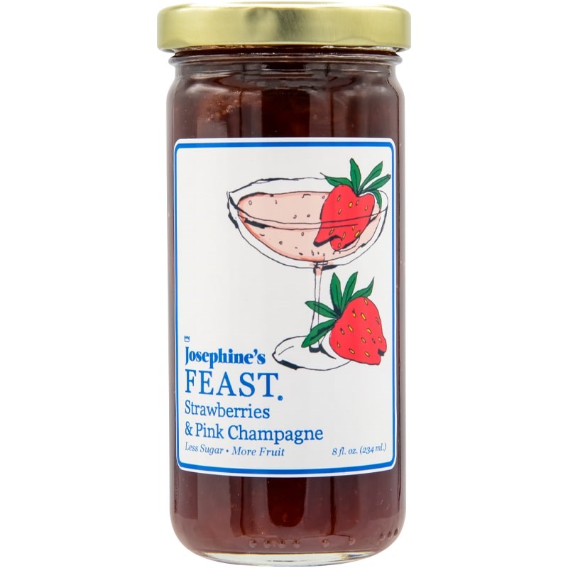 Josephine's Feast Strawberry & Pink Champagne Preserves (8 oz)