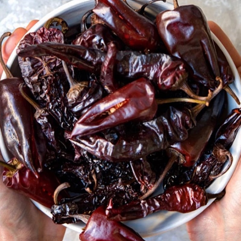 Josephine&#39;s Feast Meyer Lemon Chocolate Habanero &amp; Santa Fe Spice Marmalade - close up of habanero peppers