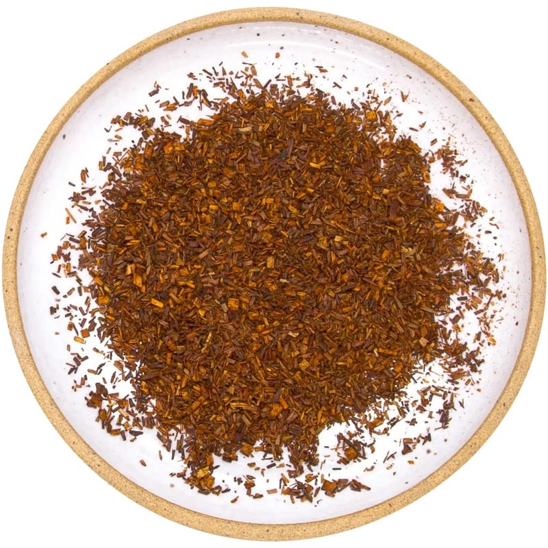 Wild & Tea Vanilla Rooibos - product ingredients shown on plate