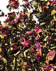 Herbs & Kettles Rose Cardamom Chai product showing ingredients