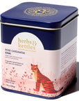 Herbs & Kettles Rose Cardamom Chai - product packaging shown at angle