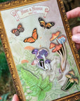 Close up of model holding Moth & Myth Ferns & Friends Psychedelic Mini Set (7 pcs)