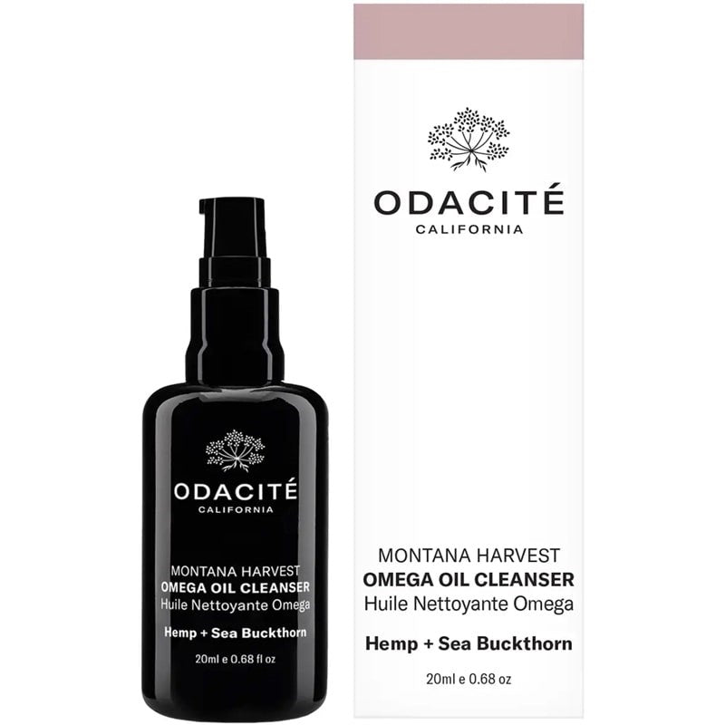 Odacite Montana Harvest Omega Oil Cleanser (20 ml) - product shown with packaging