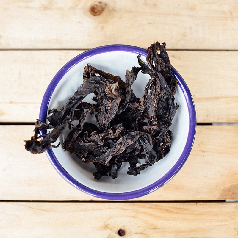 Smithereen Farm Seaweed Sprinkle - dried seaweed shown on plate