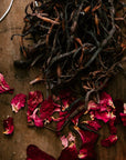 Smithereen Farm Seaweed Bath - product ingredients shown on table