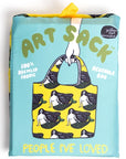 Yellow Owl Workshop Doesn't Have To Make Sense Art Sack X People I've Loved - product shown folded up