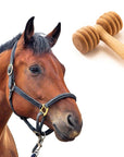 Tuuli Wooden Massage Roller For Pets - product shown and can be used on horses