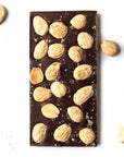 Wildwood Chocolate Marcona Almond - product shown next to almonds