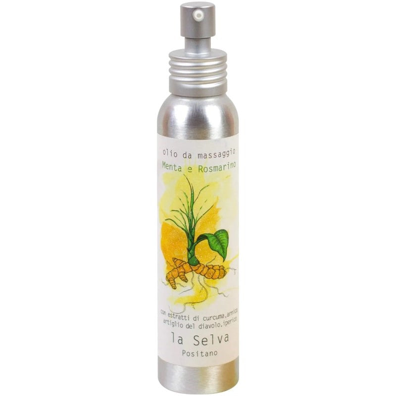 La Selva Positano Mint and Rosemary Massage Oil (100 ml)