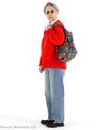 Model holding Baggu Standard Baggu - Puffy Snoopy Red (1 pc)